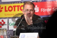 2. Bundesliga - Fußball - Holstein Kiel - FC Ingolstadt 04 - Pressekonferenz nach dem Spiel, Cheftrainer Markus Anfang (Kiel)