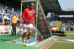 2. BL - Saison 2017/2018 - VFL Bochum - FC Ingolstadt 04 - Die Mannschaft betritt das Spielfeld - Marvin Matip (#34 FCI) - Foto: Meyer Jürgen