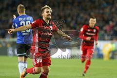 2. Bundesliga - Fußball - DSC Arminia Bielefeld - FC Ingolstadt 04 - Tor 0:1 Thomas Pledl (30, FCI) Jubel