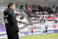 2. Bundesliga - Fußball - Erzgebirge Aue - FC Ingolstadt 04 - Cheftrainer Stefan Leitl (FCI) vor dem Spiel