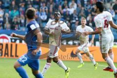 2. BL - Saison 2017/2018 - VFL Bochum - FC Ingolstadt 04 - Marvin Matip (#34 FCI) mit Gesichtsmaske -  Foto: Meyer Jürgen