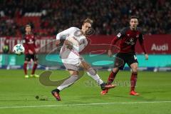 2. Bundesliga - Fußball - 1. FC Nürnberg - FC Ingolstadt 04 - Tobias Schröck (21, FCI) trifft den Ball nicht