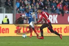 2. Bundesliga - Fußball - Holstein Kiel - FC Ingolstadt 04 - rechts Alfredo Morales (6, FCI)