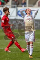 2. BL - Saison 2017/2018 - FC Heidenheim - FC Ingolstadt 04 - Thomas Pledl (#30 FCI) mit einer vergebenen Chance - enttäuscht - Foto: Meyer Jürgen