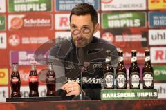 2. Bundesliga - 1. FC Kaiserslautern - FC Ingolstadt 04 - Pressekonferenz nach dem Spiel, Cheftrainer Stefan Leitl (FCI)
