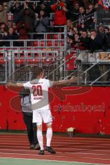 2. Bundesliga - Fußball - 1. FC Nürnberg - FC Ingolstadt 04 - Tor Jubel Führung Stefan Kutschke (20, FCI)