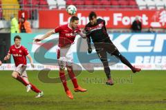 2. BL - Saison 2017/2018 - 1.FC Kaiserslautern - FC Ingolstadt 04 - Dario Lezcano (#11 FCI) beim Kopfball - Foto: Meyer Jürgen