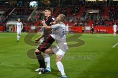 2. BL - Saison 2017/2018 - FC Ingolstadt 04 - 1. FC Heidenheim - Stefan Kutschke (#20 FCI) - #Timo Beermann (#33 Heidenheim) - Foto: Meyer Jürgen