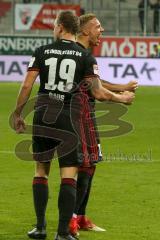 2. BL - Saison 2017/2018 - FC Ingolstadt 04 - 1. FC Heidenheim - Sonny Kittel (#10 FCI) trifft zum 2:0 Führungstreffer - jubel - Marcel Gaus (#19 FCI) - Foto: Meyer Jürgen