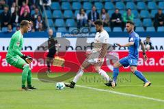 2. BL - Saison 2017/2018 - VFL Bochum - FC Ingolstadt 04 - Orjan Nyland (#1 Torwart FCI) - Christian Träsch (#28 FCI) - - Foto: Meyer Jürgen