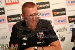 2. Bundesliga - Fußball - SV Sandhausen - FC Ingolstadt 04 - 1:0 - Pressekonferenz nach dem Spiel, Cheftrainer Maik Walpurgis (FCI)