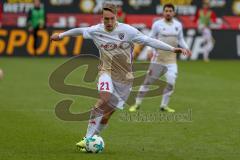 2. BL - Saison 2017/2018 - FC Heidenheim - FC Ingolstadt 04 - Tobias Schröck (#21 FCI) - Foto: Meyer Jürgen