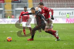 2. Bundesliga - 1. FC Kaiserslautern - FC Ingolstadt 04 - Alfredo Morales (6, FCI) Christoph Moritz (18 Kaiserslautern)