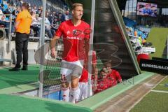 2. BL - Saison 2017/2018 - VFL Bochum - FC Ingolstadt 04 - Die Mannschaft betritt das Spielfeld - Tobias Schröck (#21 FCI) - Foto: Meyer Jürgen