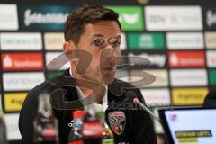 2. Bundesliga - Fußball - Dynamo Dresden - FC Ingolstadt 04 - Pressekonferenz nach dem Spiel Cheftrainer Stefan Leitl (FCI)