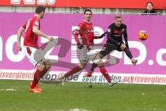 2. Bundesliga - 1. FC Kaiserslautern - FC Ingolstadt 04 - Vucur Stipe (29 Kaiserslautern) Christoph Moritz (18 Kaiserslautern) Sonny Kittel (10, FCI)