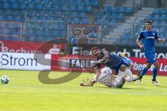 2. BL - Saison 2017/2018 - VFL Bochum - FC Ingolstadt 04 - Alfredo Morales (#6 FCI) foult Daniel Soares (#3 Bochum) - Foto: Meyer Jürgen