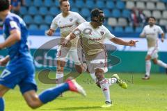 2. BL - Saison 2017/2018 - VFL Bochum - FC Ingolstadt 04 - Marvin Matip (#34 FCI) mit Gesichtsmaske - Foto: Meyer Jürgen