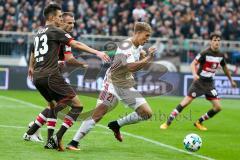 2. BL - Saison 2017/2018 - FC St. Pauli - FC Ingolstadt 04 - Tobias Schröck (#21 FCI) - Foto: Meyer Jürgen