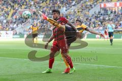 2. Bundesliga - Fußball - Dynamo Dresden - FC Ingolstadt 04 - Darío Lezcano (11, FCI) Philip Heise (16 Dresden)