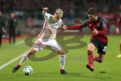 2. Bundesliga - Fußball - 1. FC Nürnberg - FC Ingolstadt 04 - Thomas Pledl (30, FCI) Tim Leibold (23 FCN)