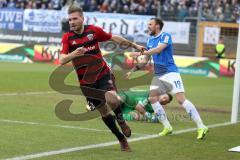 2. Bundesliga - Fußball - SV Darmstadt 98 - FC Ingolstadt 04 - Robert Leipertz (13, FCI) trifft zum 0:1 Führung Tor Jubel Kevin Großkreutz (19 Darmstadt) Torwart Daniel Heuer Fernandez (1 Darmstadt) keine Chance