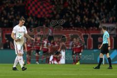 2. Bundesliga - Fußball - 1. FC Nürnberg - FC Ingolstadt 04 - Stefan Kutschke (20, FCI) bringt den Ball zum Punkt