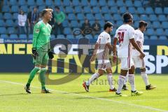 2. BL - Saison 2017/2018 - VFL Bochum - FC Ingolstadt 04 - Orjan Nyland (#1 Torwart FCI) sauer nach dem 1:0 für Bochum- Foto: Meyer Jürgen