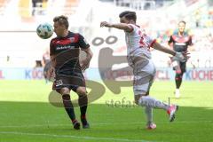 2. Bundesliga - Fußball - Fortuna Düsseldorf - FC Ingolstadt 04 - Thomas Pledl (30, FCI) Niko Gießelmann (23 Fortuna)