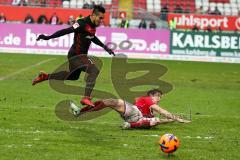 2. BL - Saison 2017/2018 - 1.FC Kaiserslautern - FC Ingolstadt 04 - Dario Lezcano (#11 FCI) - Foto: Meyer Jürgen