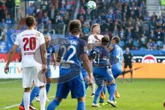 2. BL - Saison 2017/2018 - VFL Bochum - FC Ingolstadt 04 - Thomas Pledl (#30 FCI) beim Kopfball - Foto: Meyer Jürgen