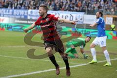 2. Bundesliga - Fußball - SV Darmstadt 98 - FC Ingolstadt 04 - Robert Leipertz (13, FCI) trifft zum 0:1 Führung Tor Jubel Kevin Großkreutz (19 Darmstadt) Torwart Daniel Heuer Fernandez (1 Darmstadt) keine Chance