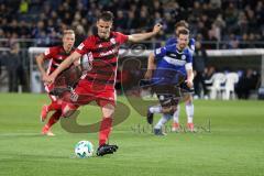 2. Bundesliga - Fußball - DSC Arminia Bielefeld - FC Ingolstadt 04 - Elfmeter Tor Stefan Kutschke (20, FCI) Jubel