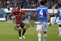 2. Bundesliga - Fußball - SV Darmstadt 98 - FC Ingolstadt 04 - Torchance verpasst Stefan Lex (14, FCI) ärgert sich