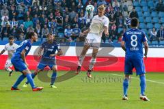 2. BL - Saison 2017/2018 - VFL Bochum - FC Ingolstadt 04 - Tobias Schröck (#21 FCI) beim Kopfball - Foto: Meyer Jürgen