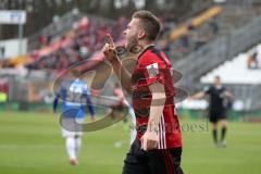 2. Bundesliga - Fußball - SV Darmstadt 98 - FC Ingolstadt 04 - Robert Leipertz (13, FCI) trifft zum 0:1 Führung Tor Jubel