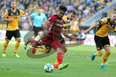 2. Bundesliga - Fußball - Dynamo Dresden - FC Ingolstadt 04 - Darío Lezcano (11, FCI)