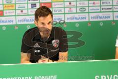 2. Bundesliga - Fußball - SpVgg Greuther Fürth FC Ingolstadt 04 - Pressekonferenz nach dem Spiel Cheftrainer Stefan Leitl (FCI)