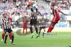 2. Bundesliga - Fußball - SV Sandhausen - FC Ingolstadt 04 - Kopfballduell Marvin Matip (34, FCI) Paqarada, Leart (19 SV)
