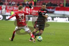 2. Bundesliga - 1. FC Kaiserslautern - FC Ingolstadt 04 - Marvin Matip (34, FCI) Nicklas Shipnoski (37 Kaiserslautern)