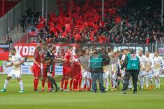 2. BL - Saison 2017/2018 - FC Heidenheim - FC Ingolstadt 04 - Fans - Fankurve - mitgereiste Fans nach Heidenheim - Foto: Meyer Jürgen