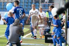 2. BL - Saison 2017/2018 - VFL Bochum - FC Ingolstadt 04 - Die Mannschaft betritt das Spielfeld - Foto: Meyer Jürgen