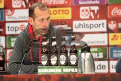 2. Bundesliga - 1. FC Kaiserslautern - FC Ingolstadt 04 - Pressekonferenz nach dem Spiel, Cheftrainer Jeff Strasser Kaiserslautern