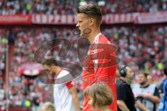 2. Bundesliga - Fußball - Fortuna Düsseldorf - FC Ingolstadt 04 - Torwart Örjan Haskjard Nyland (1, FCI) Einmarsch vor dem Spiel