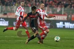 2. Bundesliga - 1. FC Union Berlin - FC Ingolstadt 04 - Stefan Lex (14, FCI) Leistner, Toni (Union 37)