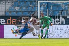 2. BL - Saison 2017/2018 - VFL Bochum - FC Ingolstadt 04 - Marvin Matip (#34 FCI) - Orjan Nyland (#1 Torwart FCI) - Foto: Meyer Jürgen