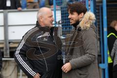 2. Bundesliga - Fußball - SV Darmstadt 98 - FC Ingolstadt 04 - Vorsitzender des Vorstandes Peter Jackwerth (FCI) und Romain Bregerie