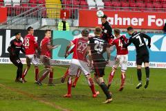 2. BL - Saison 2017/2018 - 1.FC Kaiserslautern - FC Ingolstadt 04 - Stefan Kutschke (#20 FCI) beim Kopfball - Foto: Meyer Jürgen