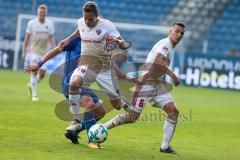 2. BL - Saison 2017/2018 - VFL Bochum - FC Ingolstadt 04 - Alfredo Morales (#6 FCI) - Marcel Gaus (#19 FCI) - Foto: Meyer Jürgen