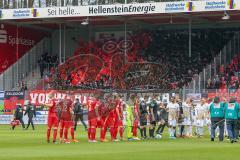 2. BL - Saison 2017/2018 - FC Heidenheim - FC Ingolstadt 04 - Fans - Fankurve - mitgereiste Fans nach Heidenheim - Foto: Meyer Jürgen